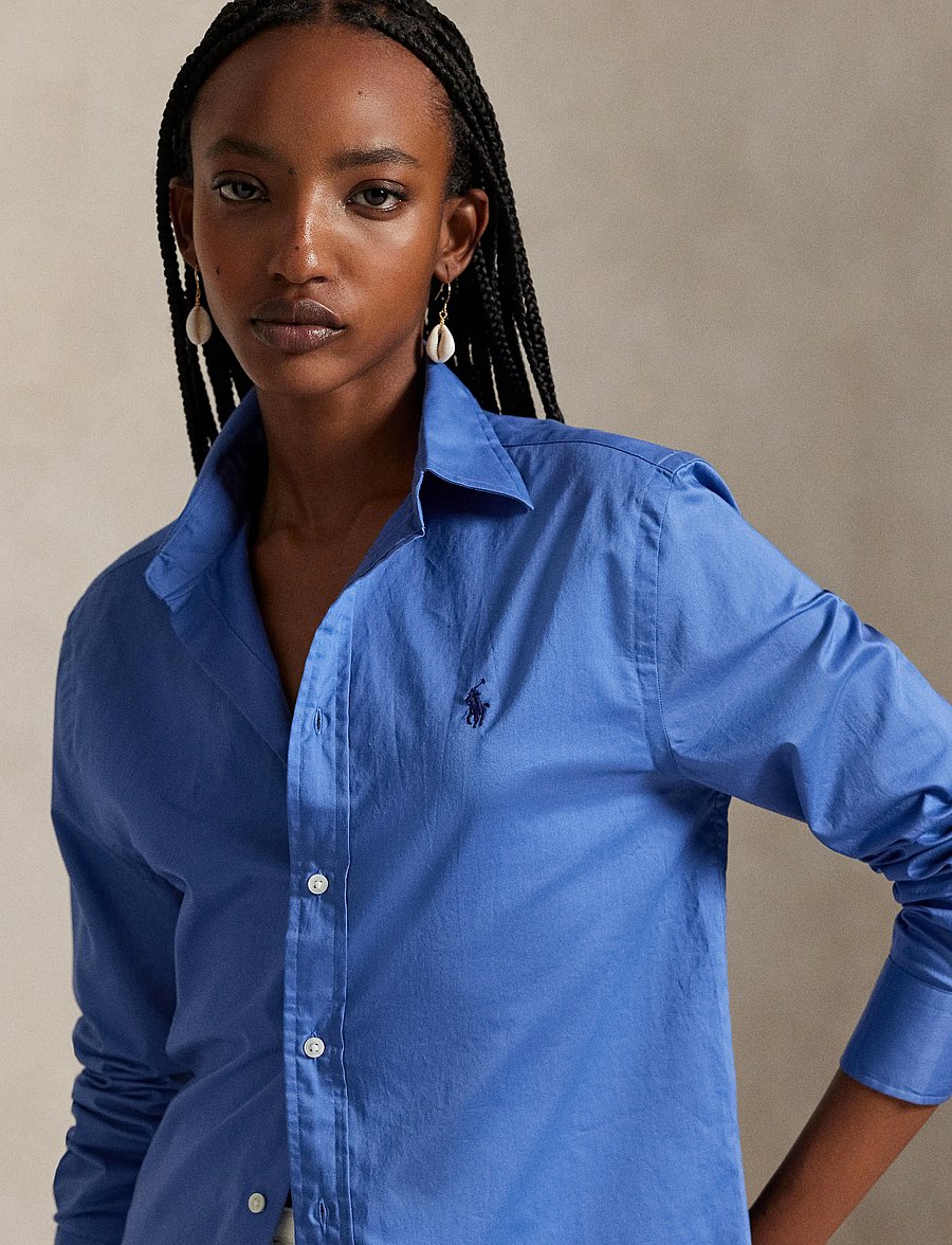 Polo Ralph Lauren - Classic Fit Cotton Twill Shirt - denimskjorter - isle blue - 4