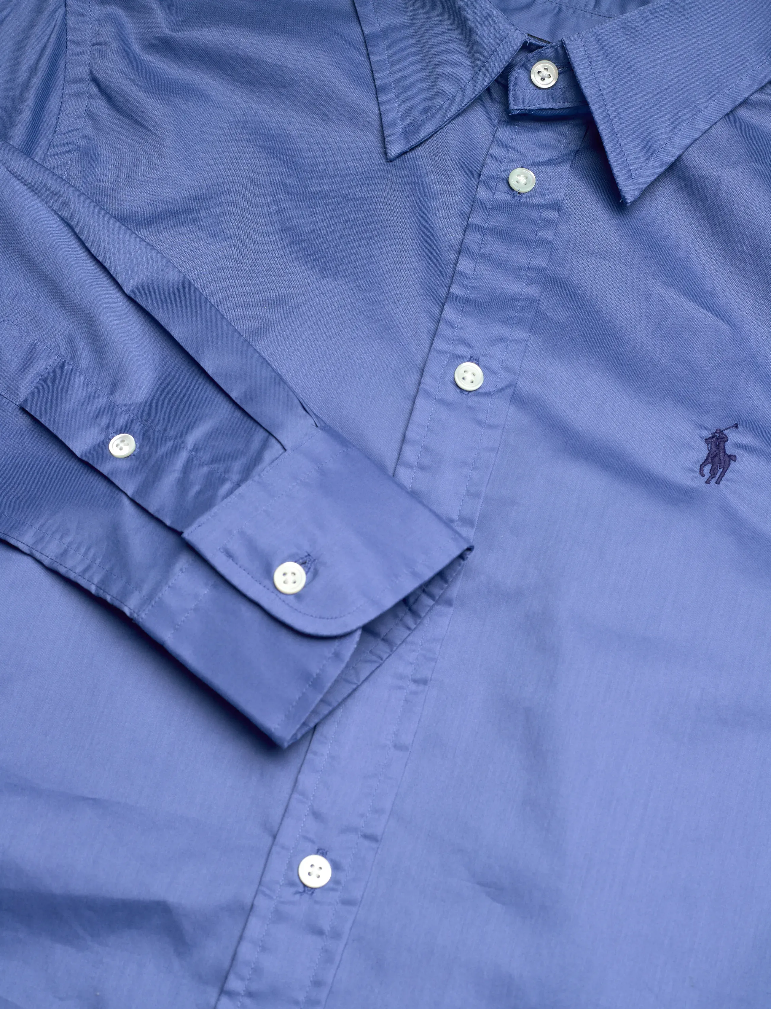 Polo Ralph Lauren - Classic Fit Cotton Twill Shirt - denimskjorter - isle blue - 5