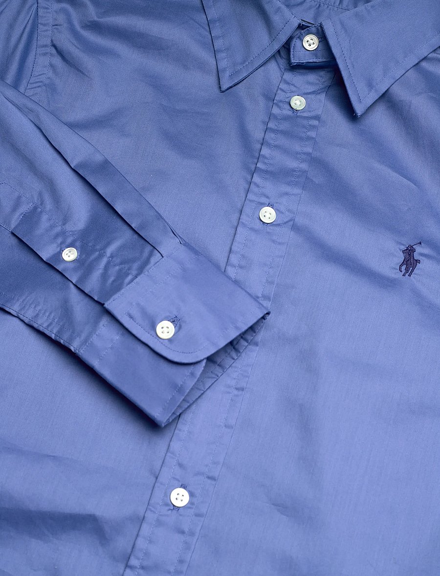 Polo Ralph Lauren - Classic Fit Cotton Twill Shirt - denimskjorter - isle blue - 5