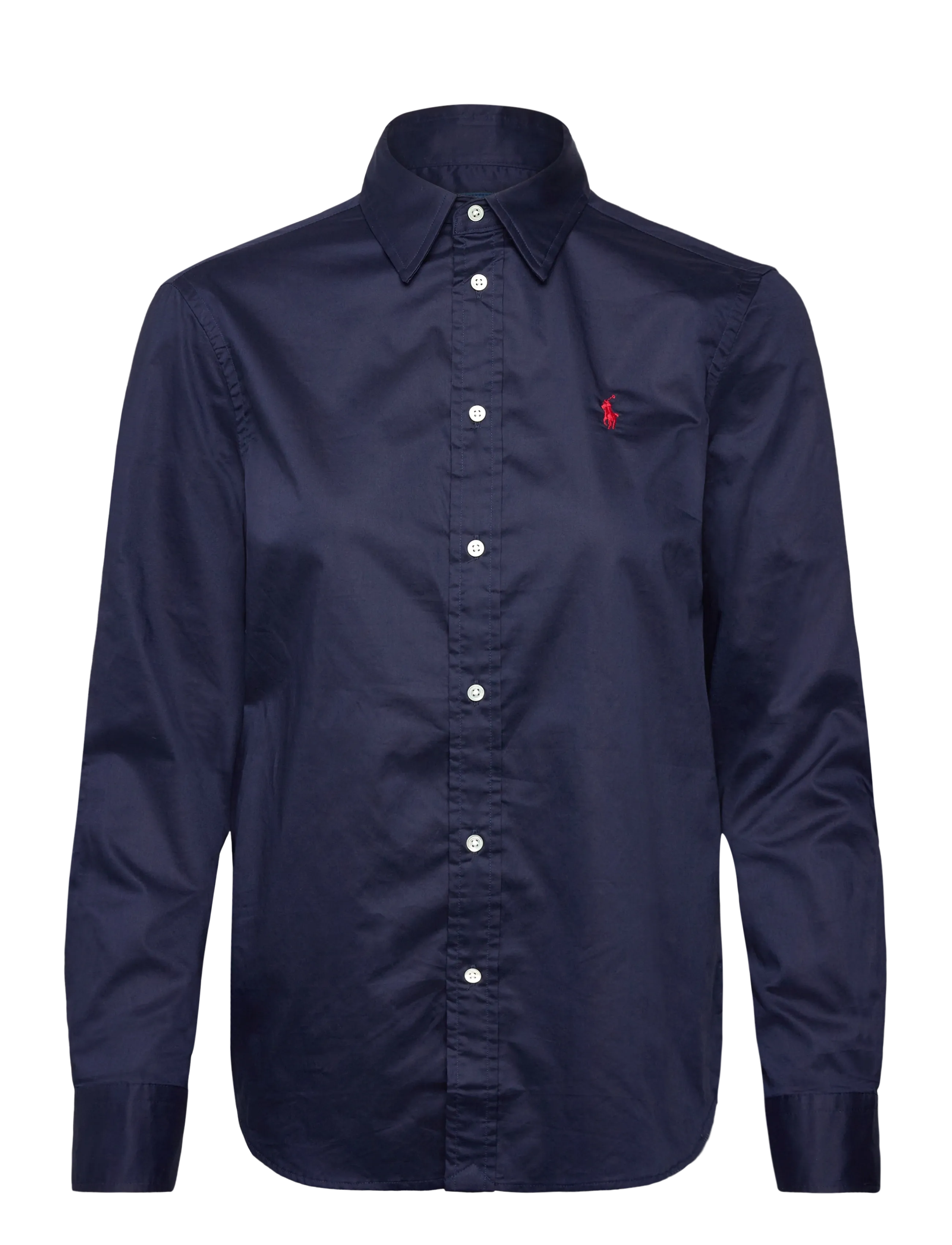Classic Fit Cotton Twill Shirt - REFINED NAVY