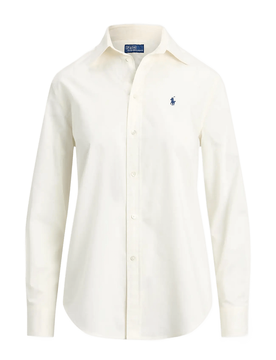 Polo Ralph Lauren - Classic Fit Cotton Twill Shirt - denimskjorter - trophy cream - 1