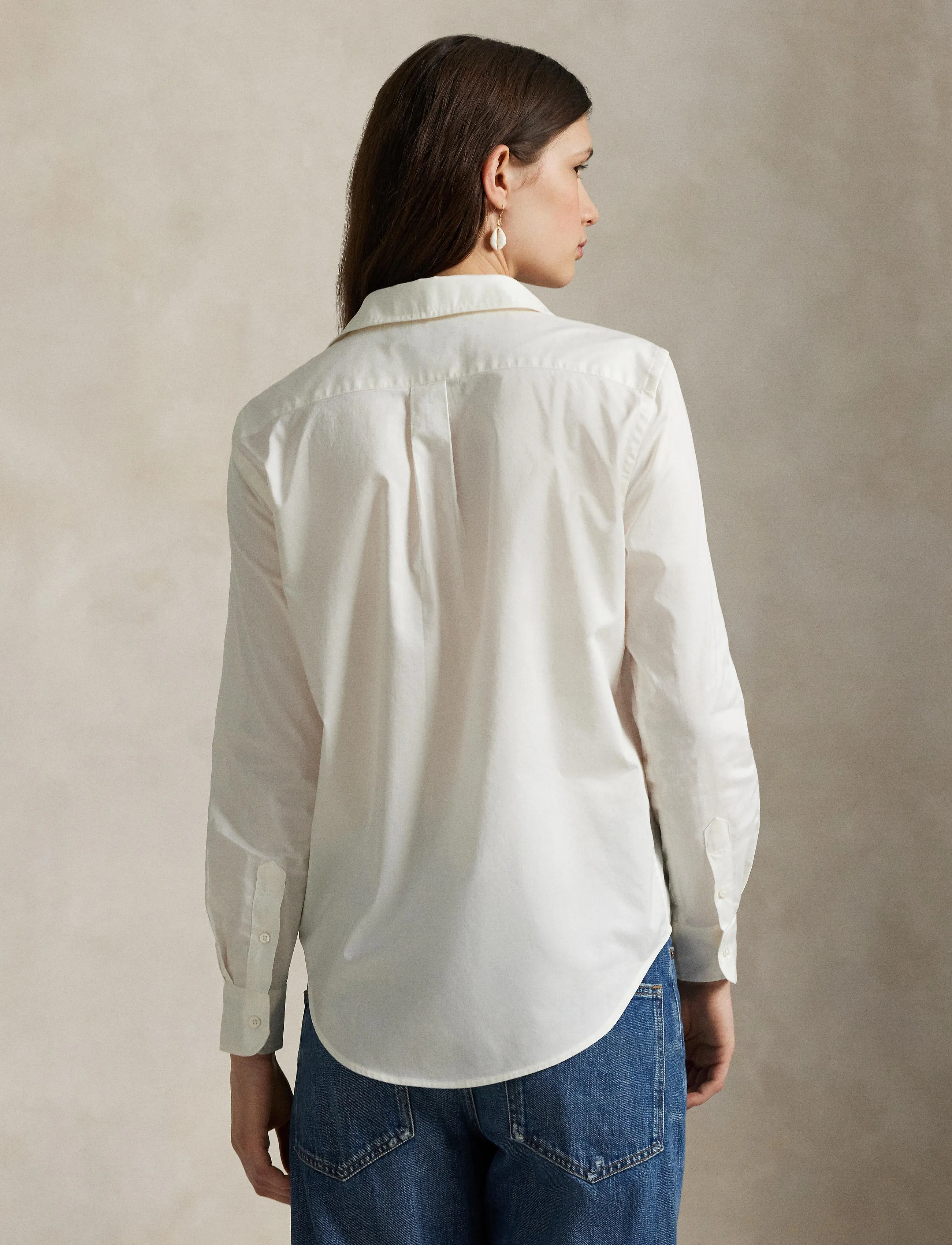 Polo Ralph Lauren - Classic Fit Cotton Twill Shirt - denimskjorter - trophy cream - 2