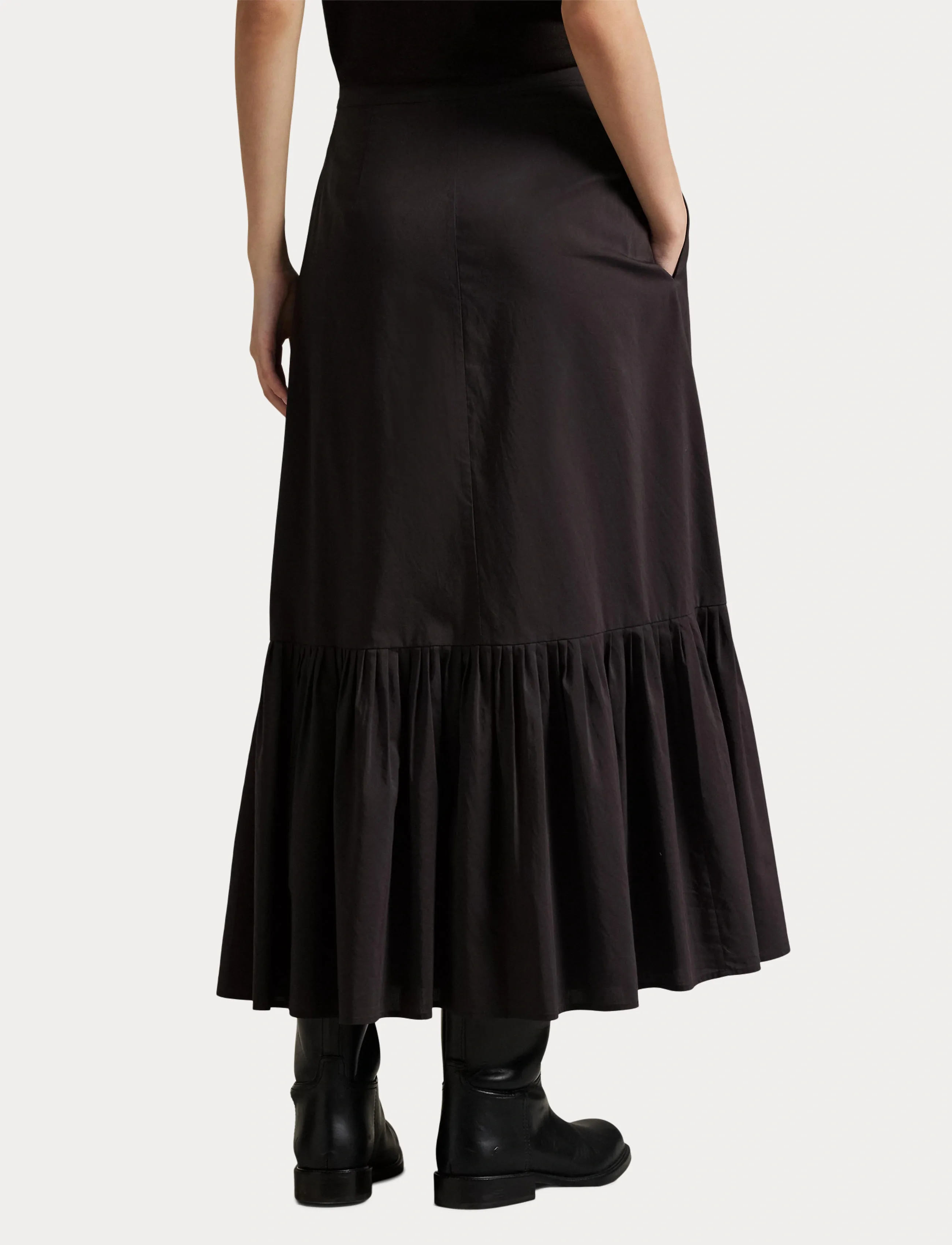 Polo Ralph Lauren Cotton-Silk A-Line Skirt midikjolar dam – bild 6