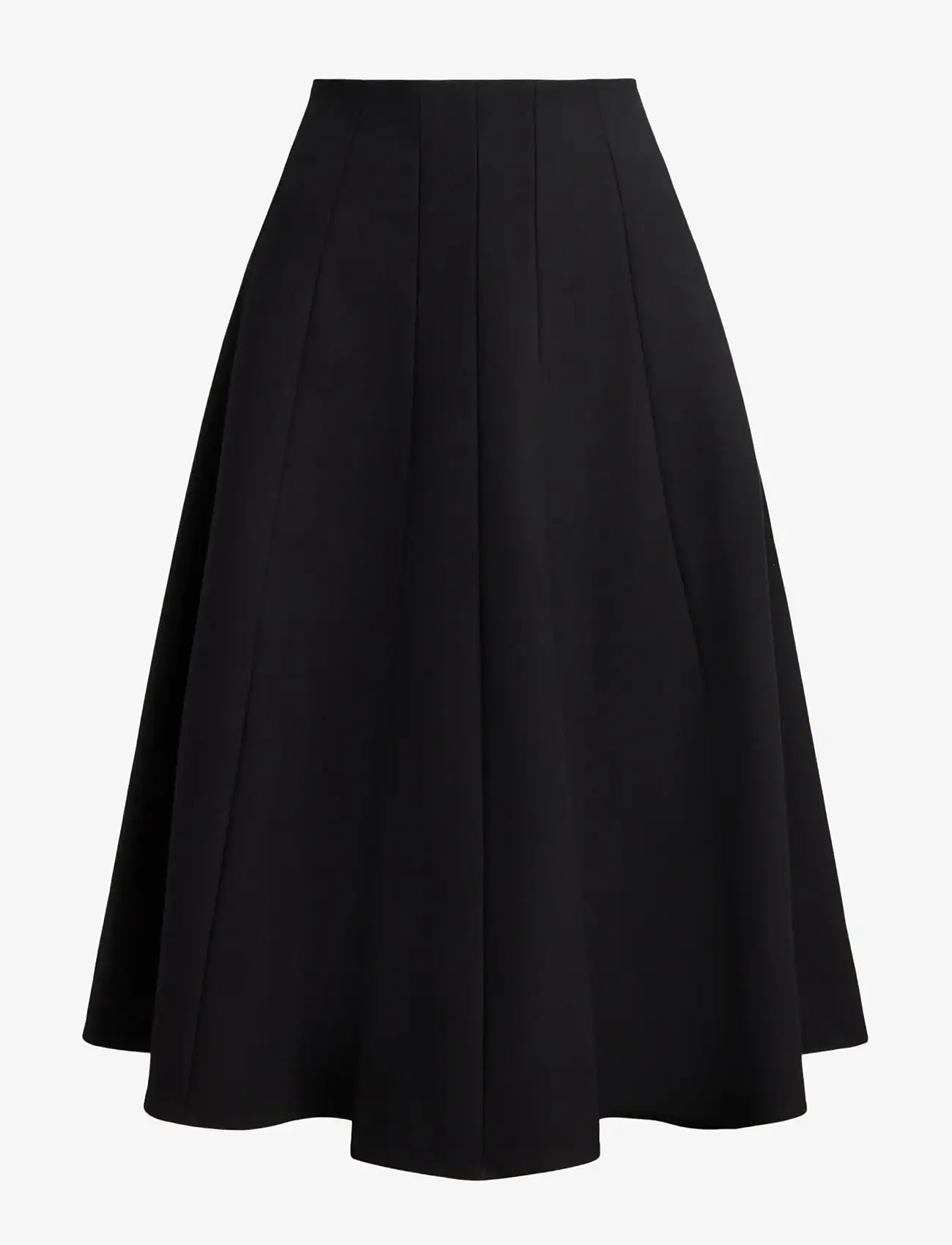 Polo Ralph Lauren - Gabardine A-Line Skirt - midi kjolar - polo black - 1