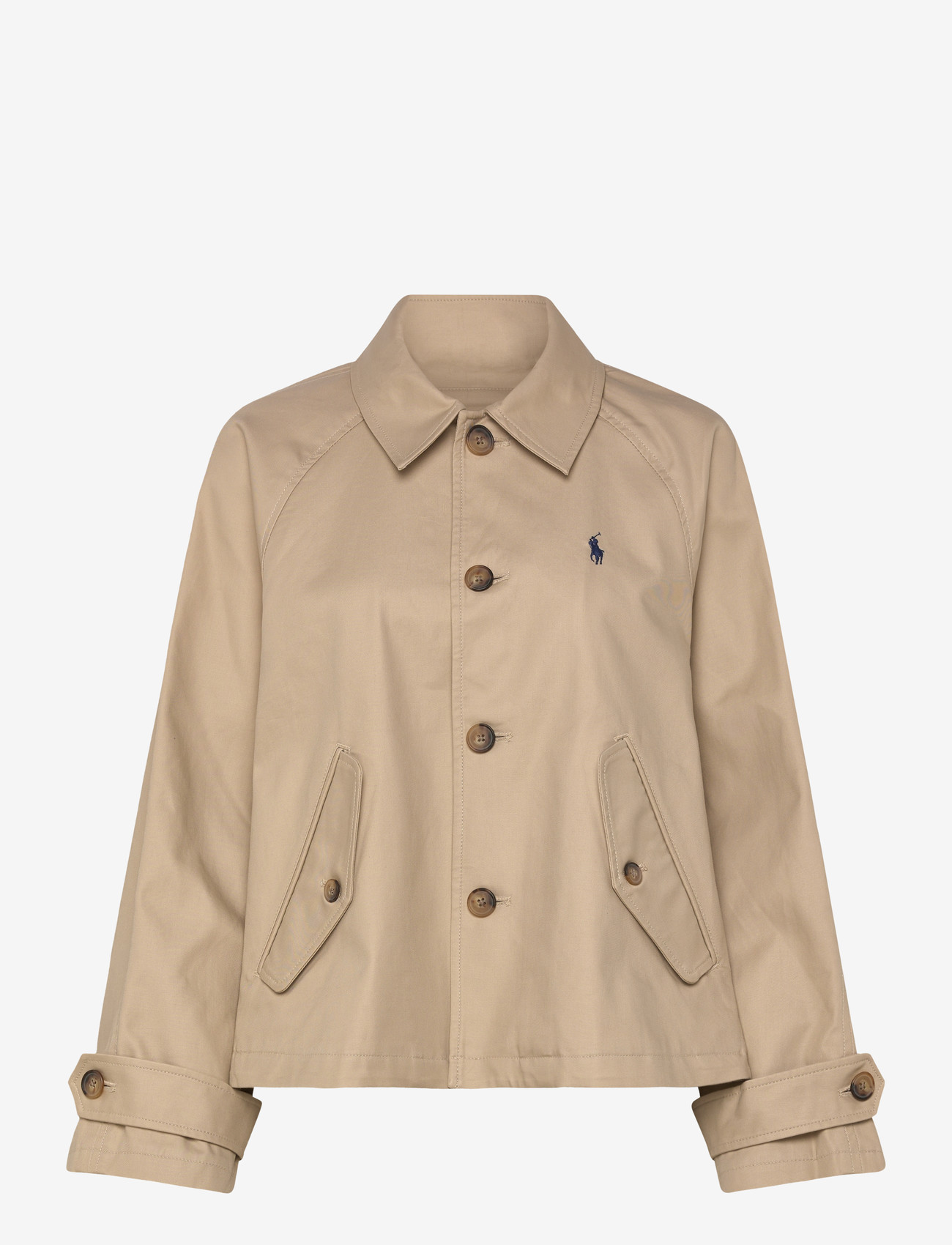 Polo Ralph Lauren - Cotton Twill Jacket - parkasjackor - beige - 0