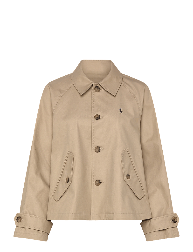 Polo Ralph Lauren - Cotton Twill Jacket - parkasjackor - beige - 0