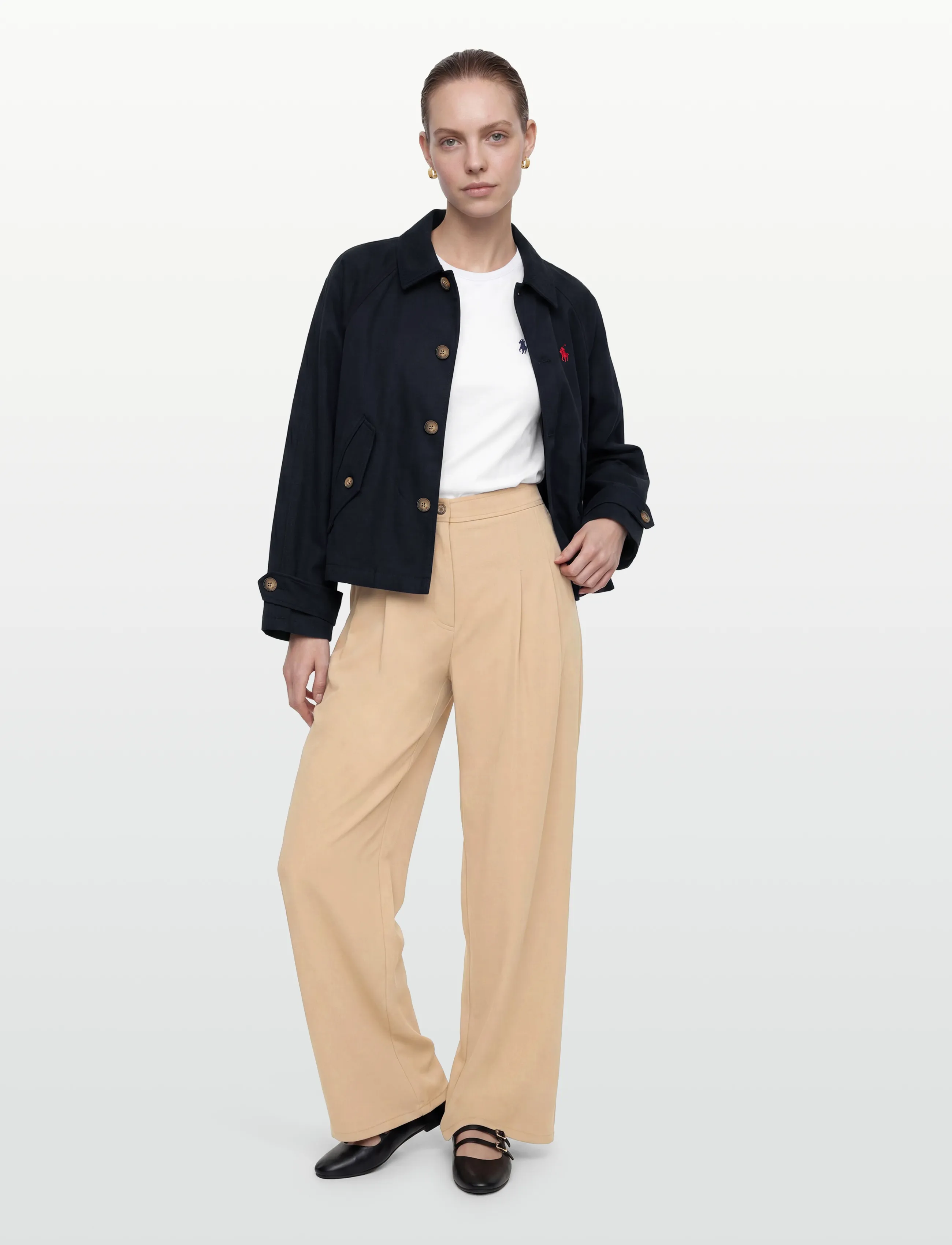 Polo Ralph Lauren Cotton Twill Jacket - Collections - LAUREN NAVY / navy