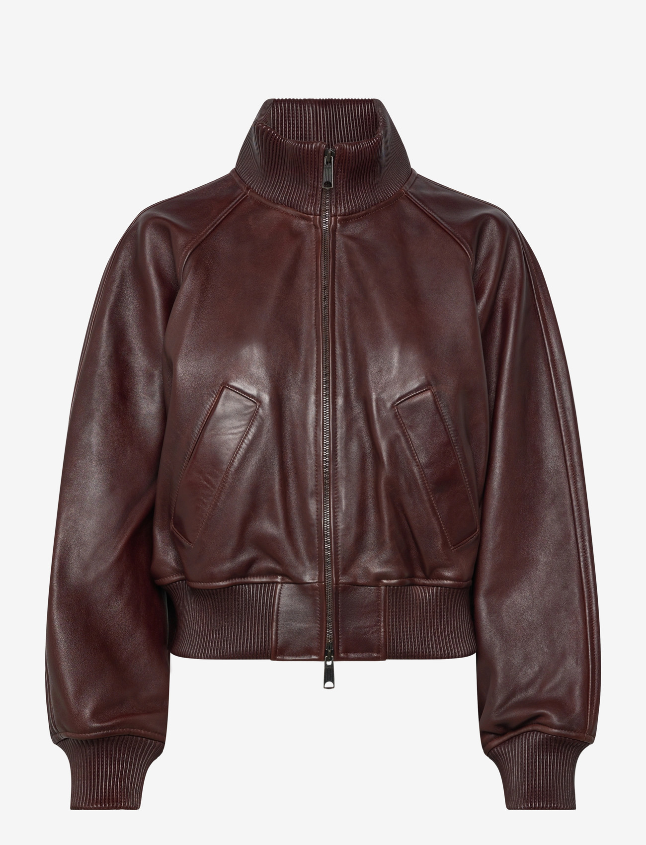 Polo Ralph Lauren - Leather Flight Jacket - bomber jackor - brown - 0