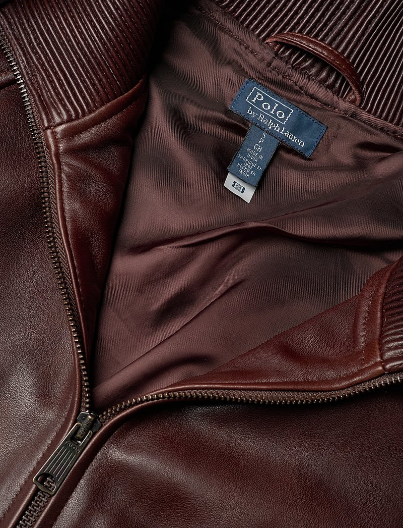 Polo Ralph Lauren - Leather Flight Jacket - bomber jackor - brown - 2