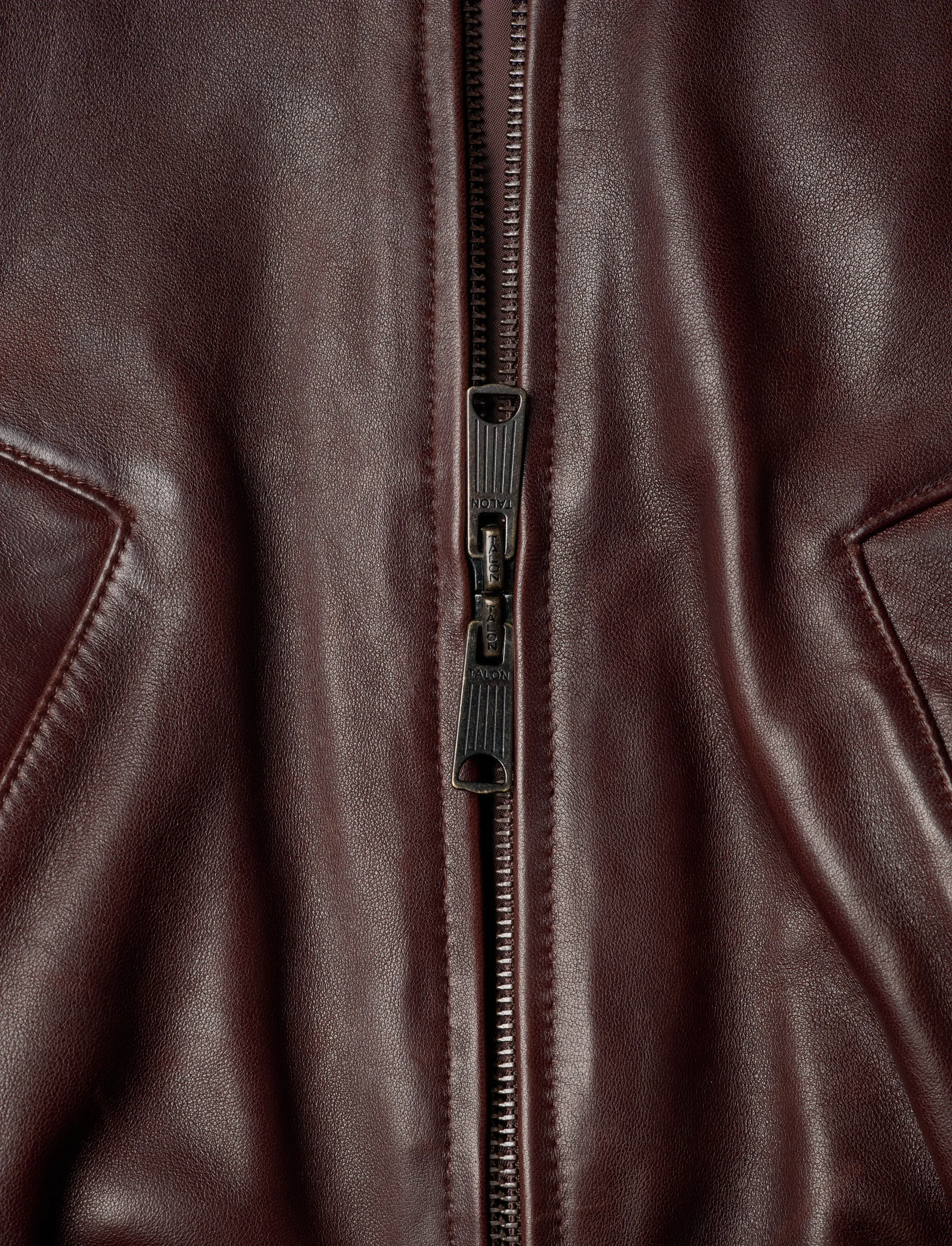 Polo Ralph Lauren - Leather Flight Jacket - brown - 5