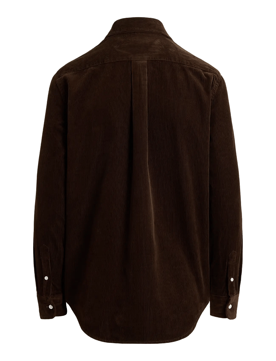 Polo Ralph Lauren - Classic Fit Cotton Corduroy Shirt - langærmede skjorter - dark brown - 2