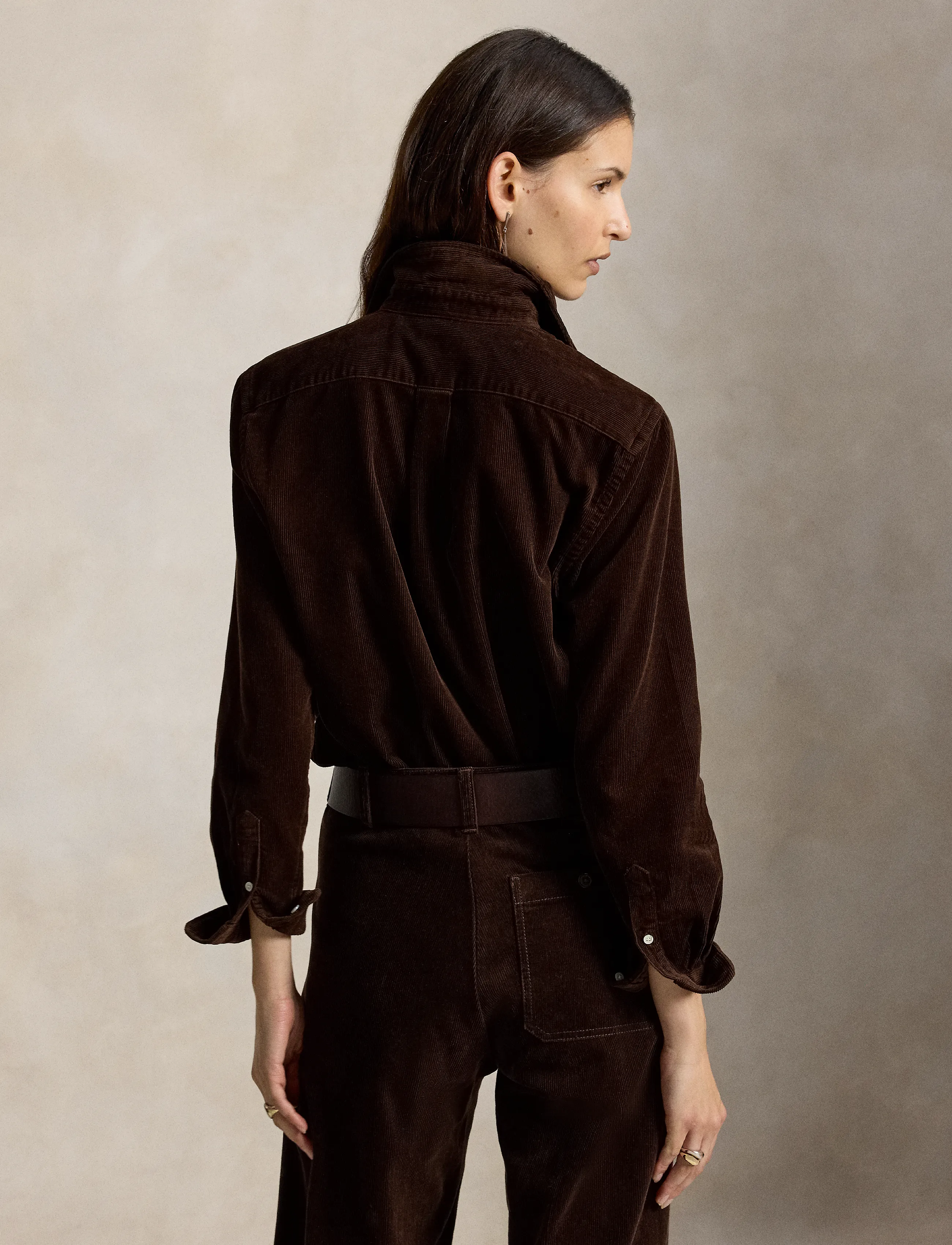 Polo Ralph Lauren - Classic Fit Cotton Corduroy Shirt - langärmlige hemden - dark brown - 3
