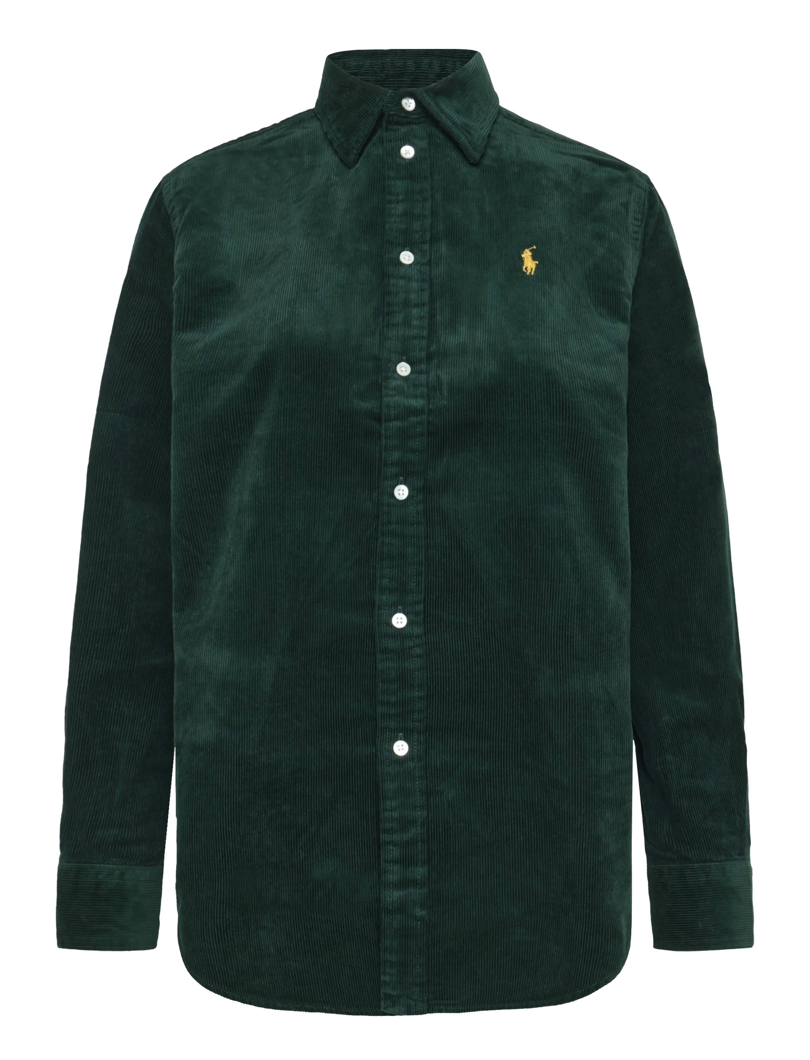 Polo Ralph Lauren - Classic Fit Cotton Corduroy Shirt - långärmade skjortor - dark green - 1