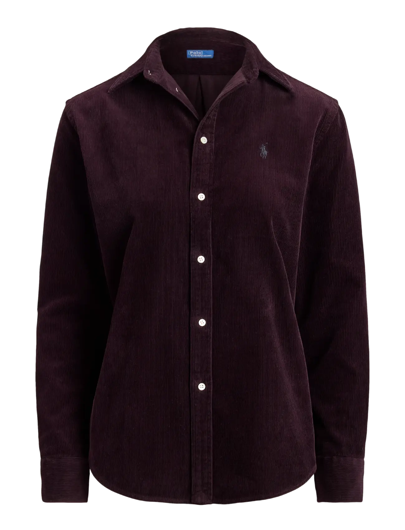 Polo Ralph Lauren Classic Fit Cotton Corduroy Shirt - Polo Ralph Lauren - MIDNIGHT MERLOT / burgundy