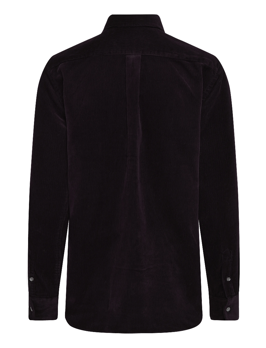 Polo Ralph Lauren - Classic Fit Cotton Corduroy Shirt - långärmade skjortor - midnight merlot - 1