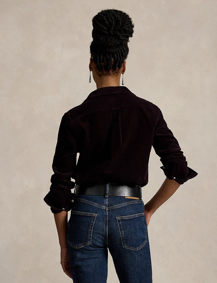 Polo Ralph Lauren - Classic Fit Cotton Corduroy Shirt - long-sleeved shirts - midnight merlot - 1