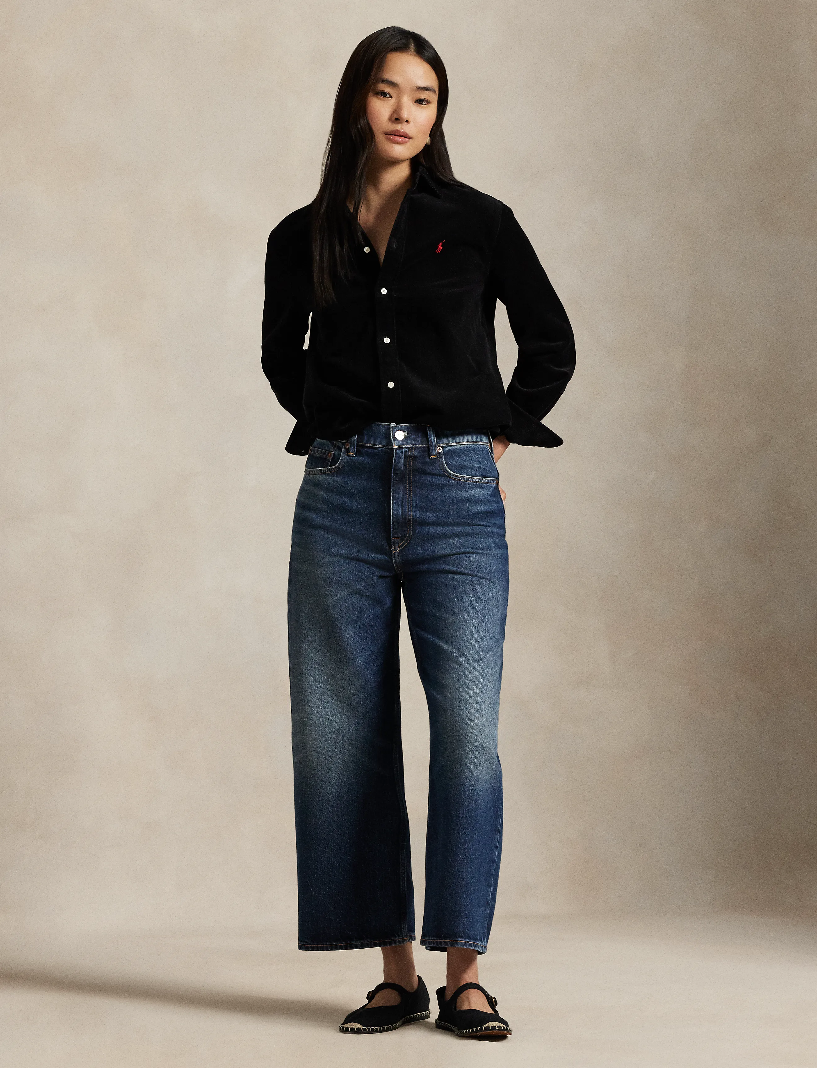 Polo Ralph Lauren - Classic Fit Cotton Corduroy Shirt - langärmlige hemden - polo black - 3