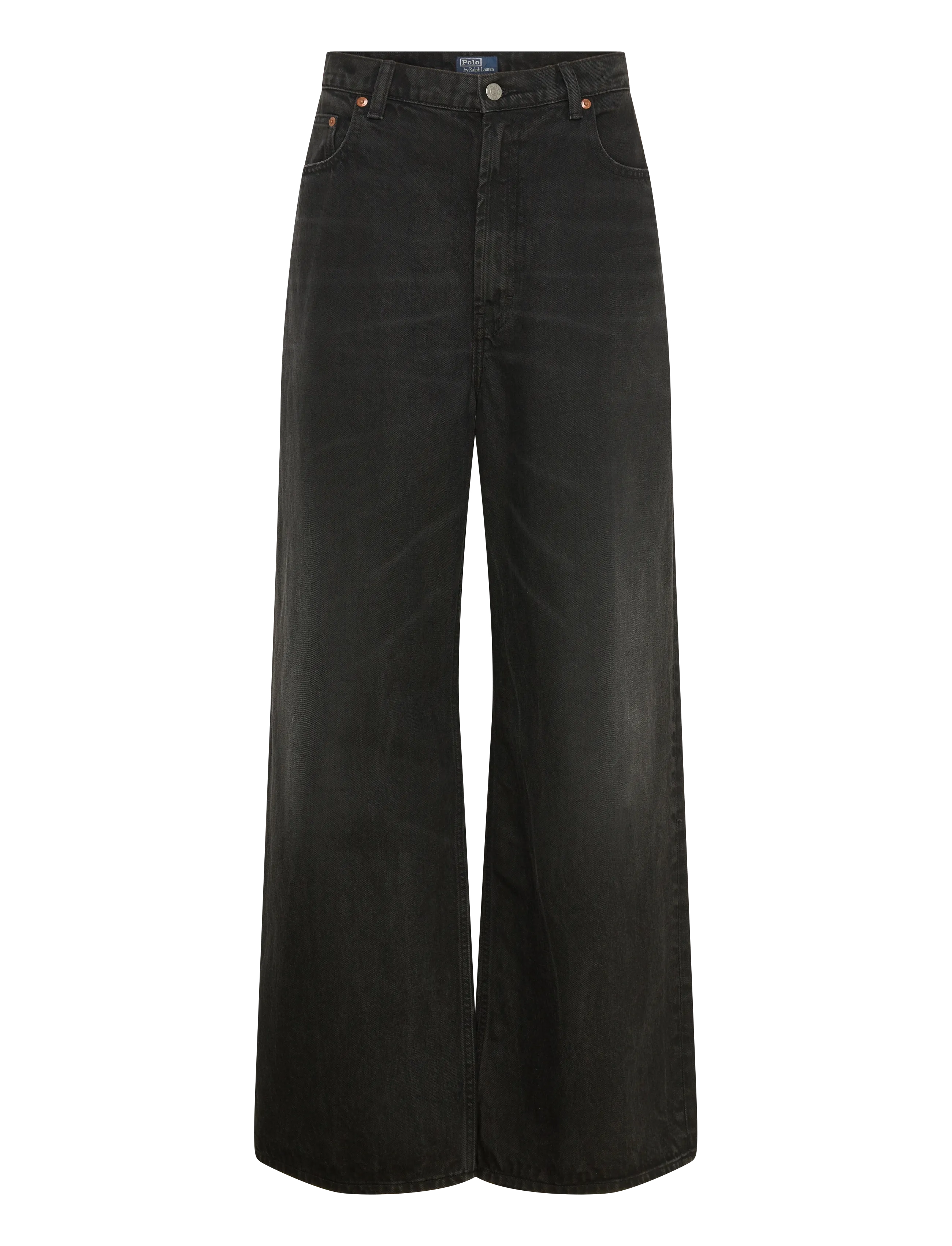 POLO RALPH LAUREN Relaxed Wide-Bein Jean Schwarz - 32 - Damen