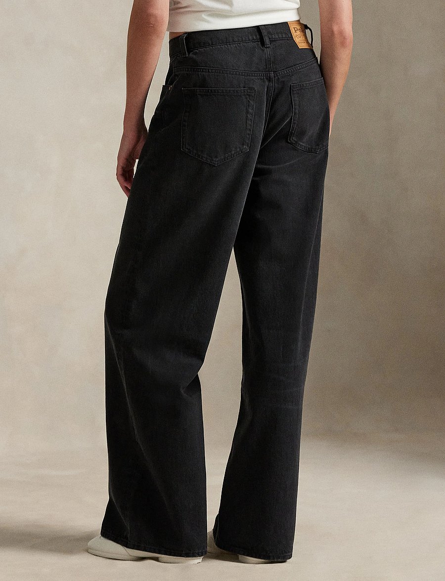 Polo Ralph Lauren - Relaxed Wide-Leg Jean - hosen mit weitem bein - korba wash - 3