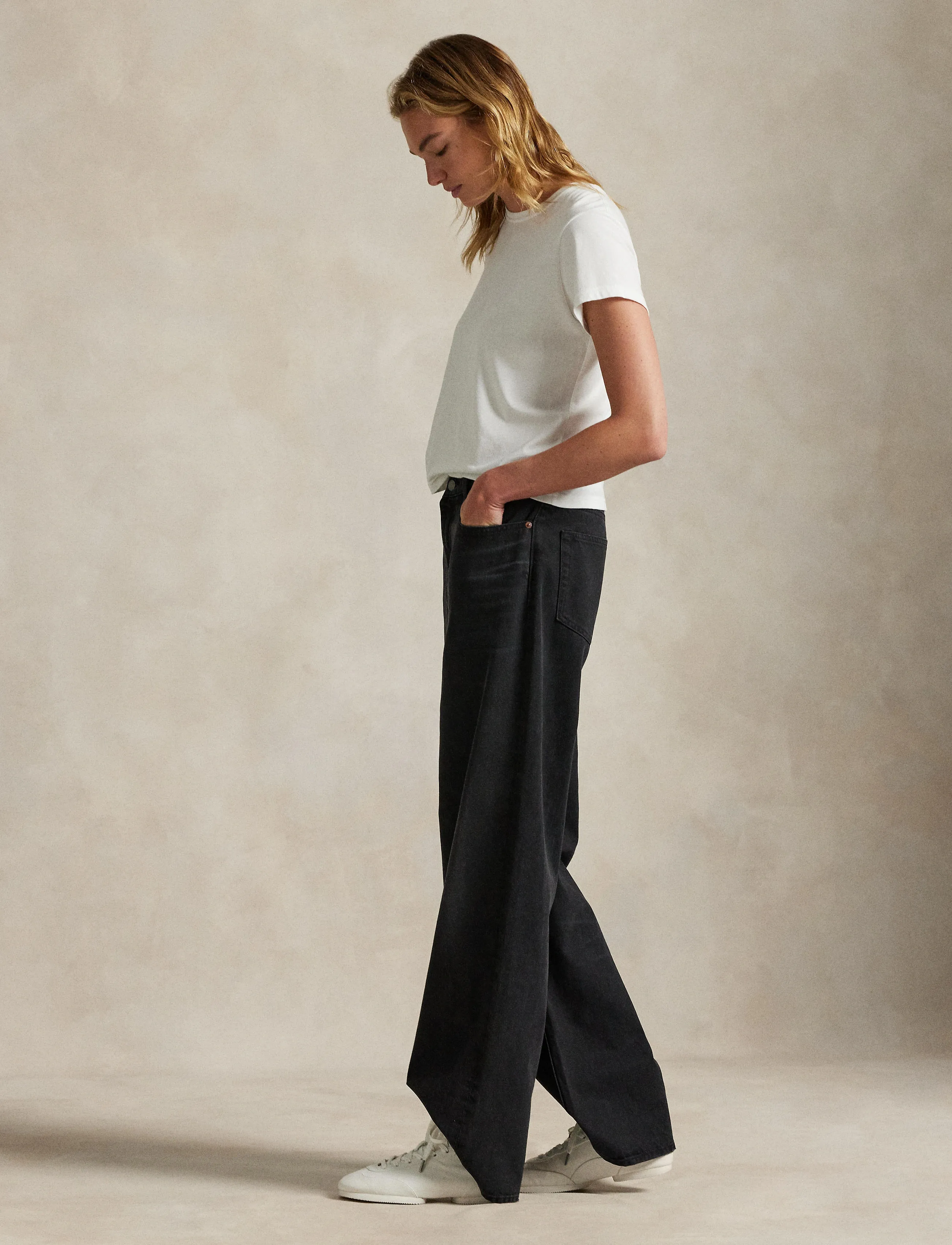 Polo Ralph Lauren - Relaxed Wide-Leg Jean - pantalons larges - korba wash - 4