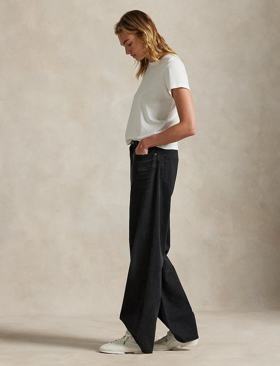 Polo Ralph Lauren - Relaxed Wide-Leg Jean - hosen mit weitem bein - korba wash - 4