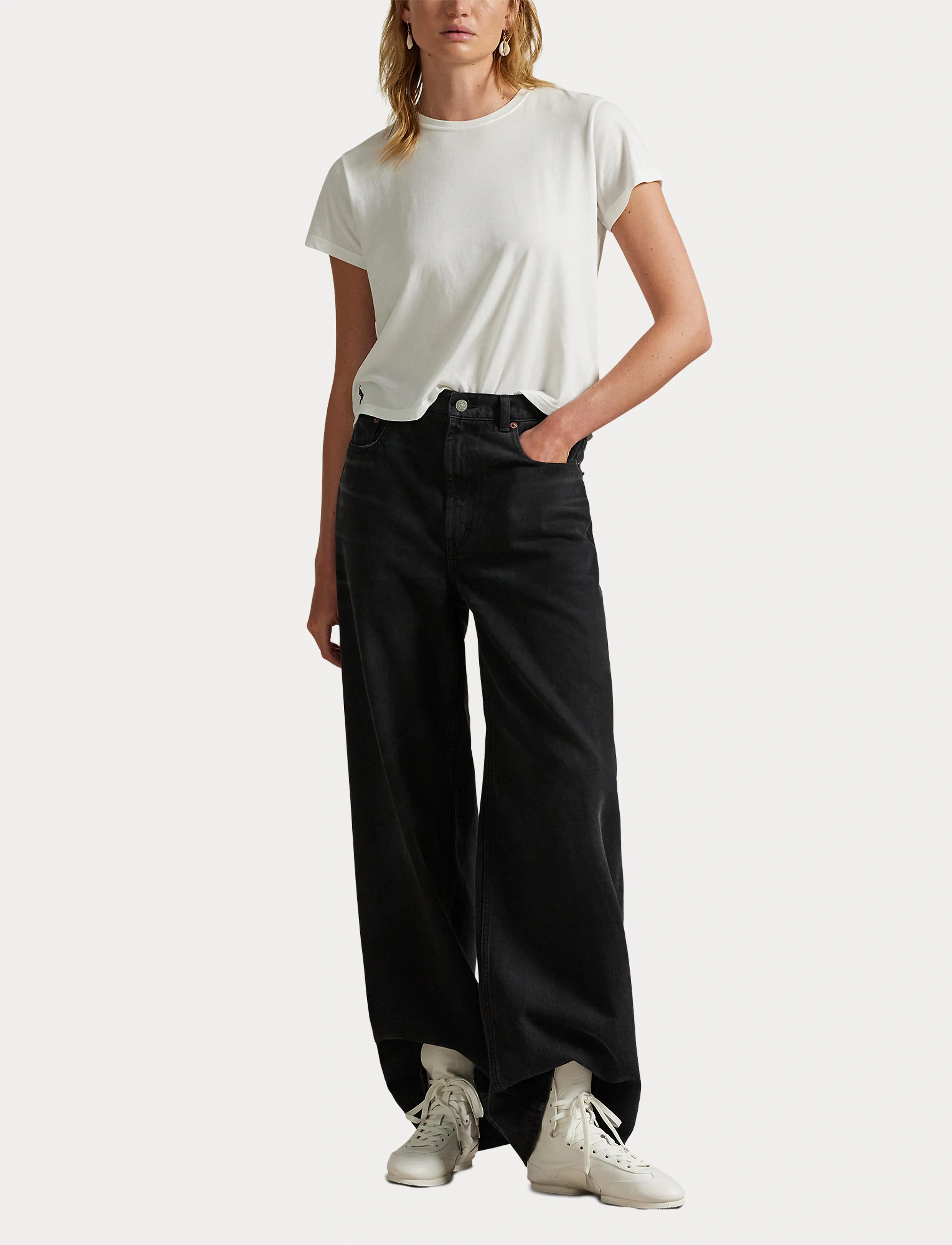 Polo Ralph Lauren - Relaxed Wide-Leg Jean - pantalons larges - korba wash - 5