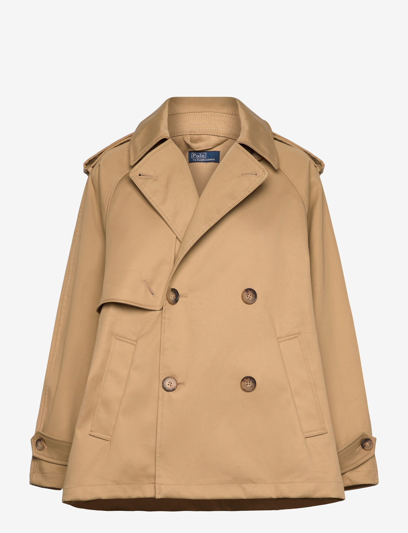 Polo Ralph Lauren - Cotton Twill Balloon Trench Coat - trenchcoats - khaki - 0