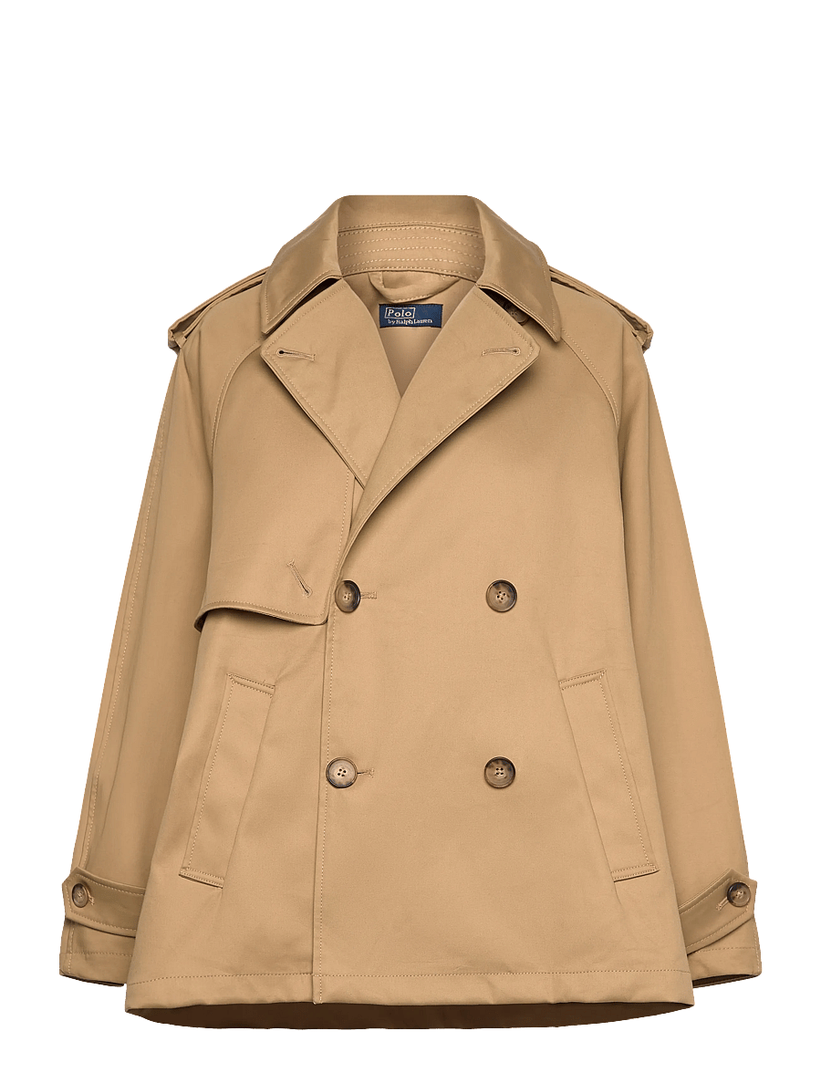 Polo Ralph Lauren - Cotton Twill Balloon Trench Coat - trenchs - khaki - 1