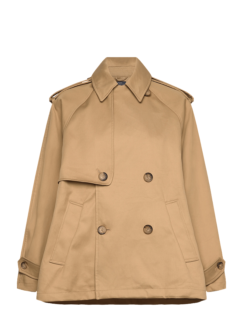 Polo Ralph Lauren - Cotton Twill Balloon Trench Coat - trenchcoats - khaki - 1