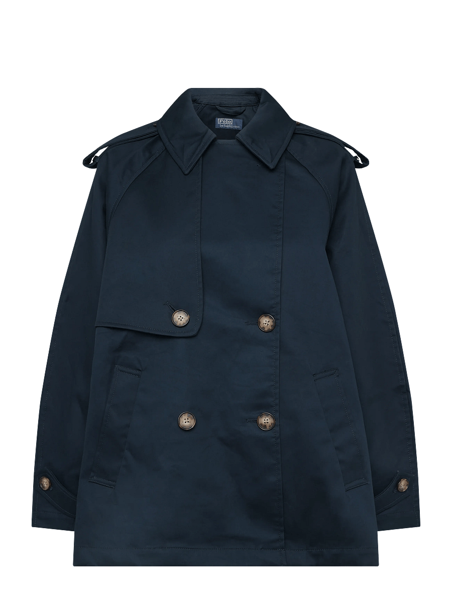 Polo Ralph Lauren - Cotton Twill Balloon Trench Coat - trenchcoats - rl navy - 1
