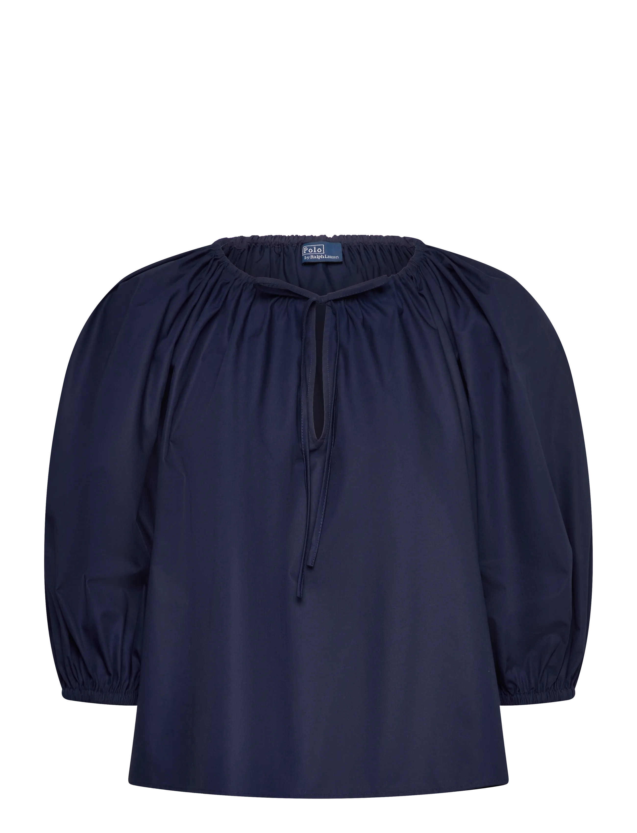 Polo Ralph Lauren Shirred Cotton Shirt - Bluser - REFINED NAVY / navy