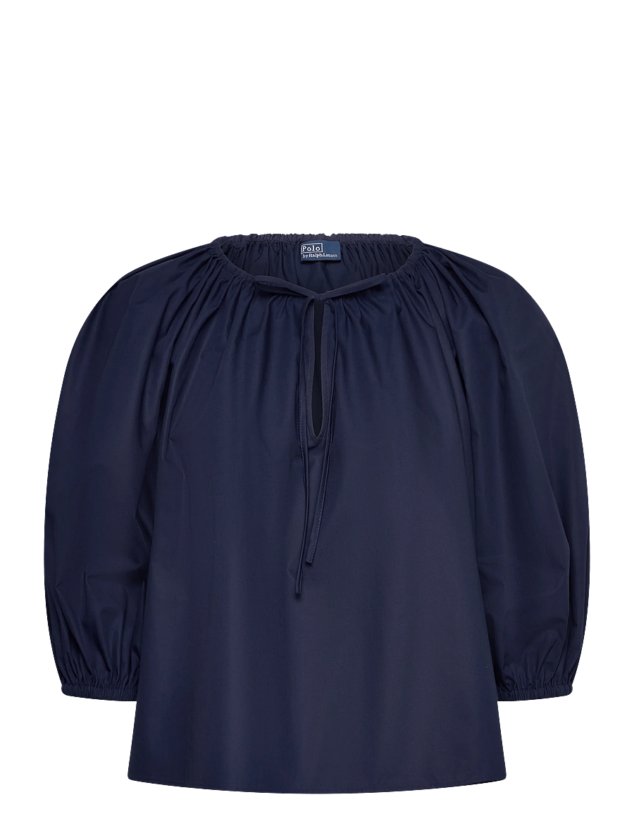 Polo Ralph Lauren - 40/1 COTTON PW-WVN-SHIRT - long sleeved blouses - refined navy - 1