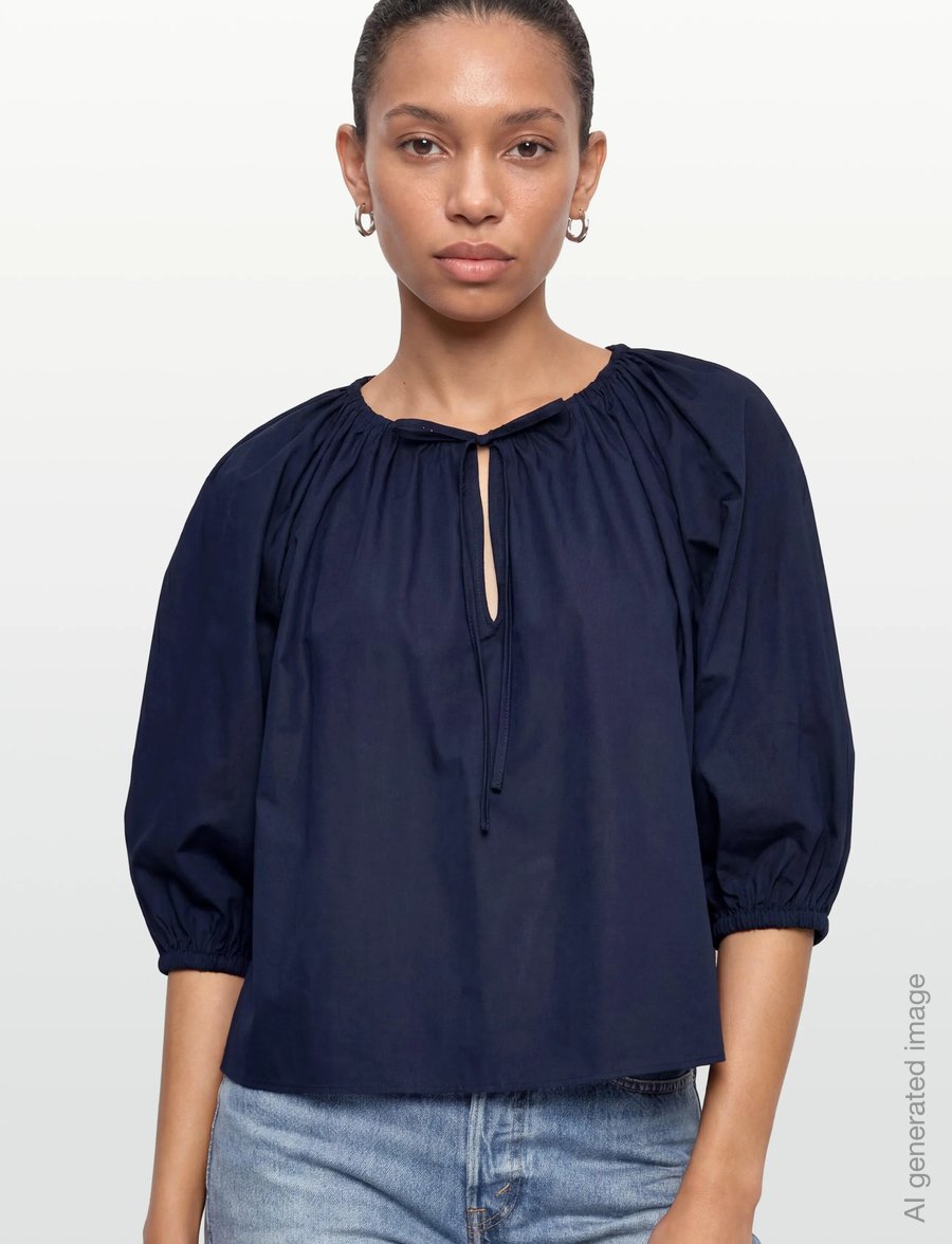 Polo Ralph Lauren - 40/1 COTTON PW-WVN-SHIRT - long sleeved blouses - refined navy - 3