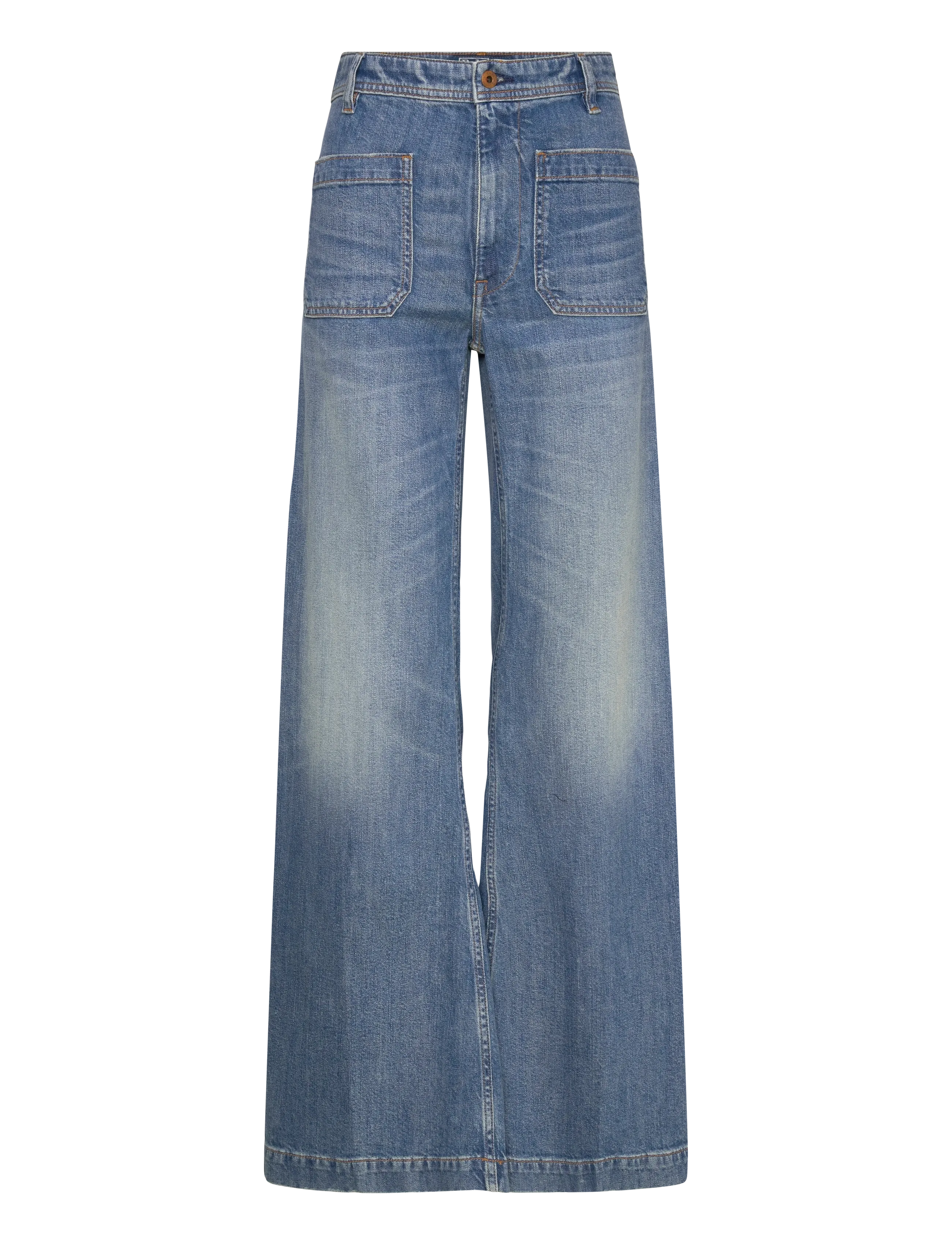 Polo Ralph Lauren - LOW STR DENIM-WVN-PANTS - hosen mit weitem bein - arlit wash - 1