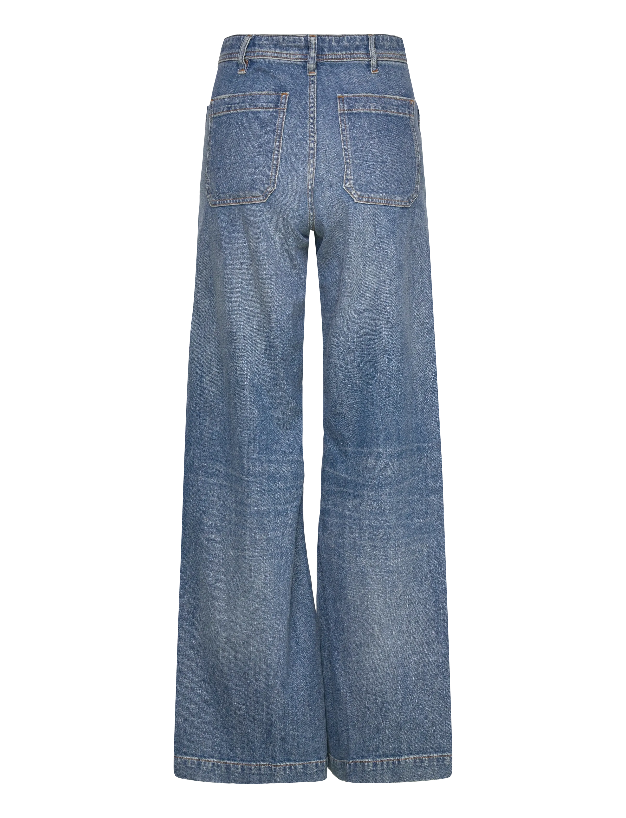 Polo Ralph Lauren - LOW STR DENIM-WVN-PANTS - hosen mit weitem bein - arlit wash - 2