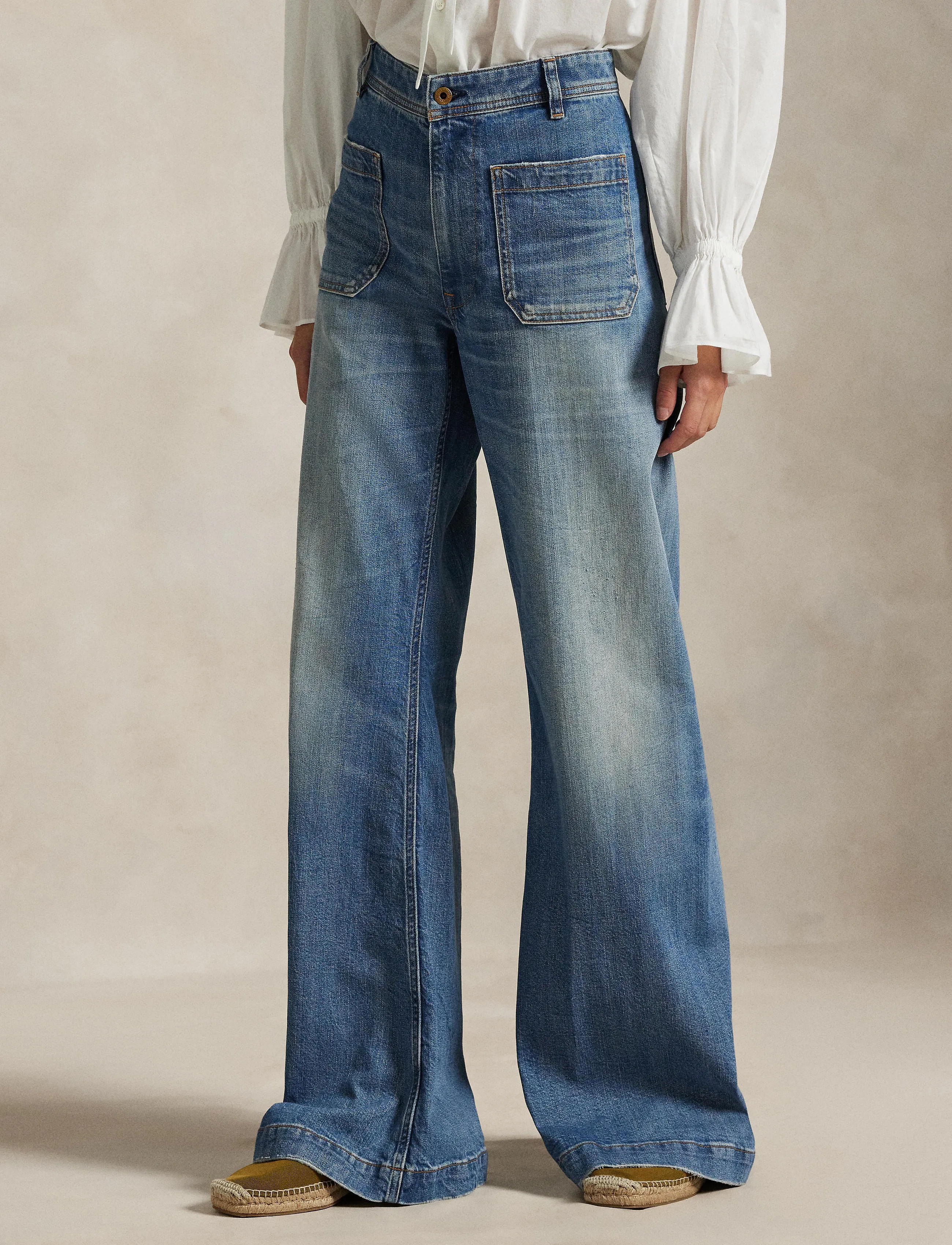 Polo Ralph Lauren High-Rise Boot Jean - Dizainera preces - ARLIT WASH / blue