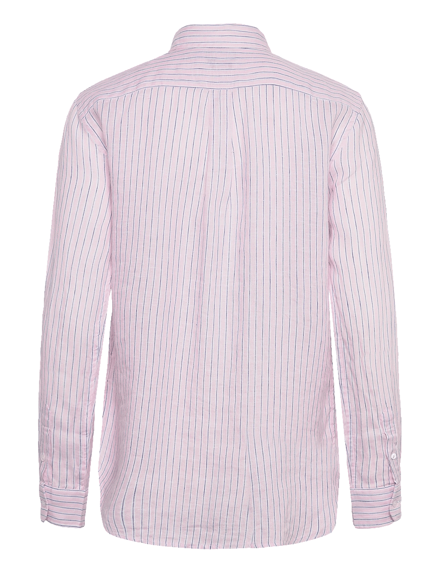 Polo Ralph Lauren - Classic Fit Striped Linen Shirt - chemises en jeans - 1994af hint of pi - 2