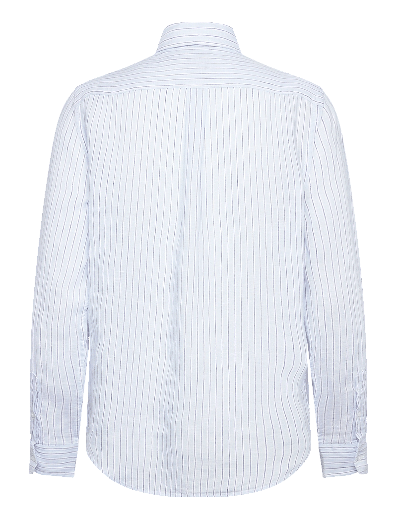 Polo Ralph Lauren - Classic Fit Striped Linen Shirt - denim shirts - 1994b lt blue blu - 1