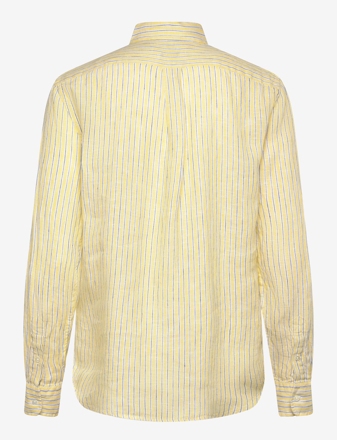 Polo Ralph Lauren - Classic Fit Striped Linen Shirt - jeansskjortor - 1994c oasis yello - 1