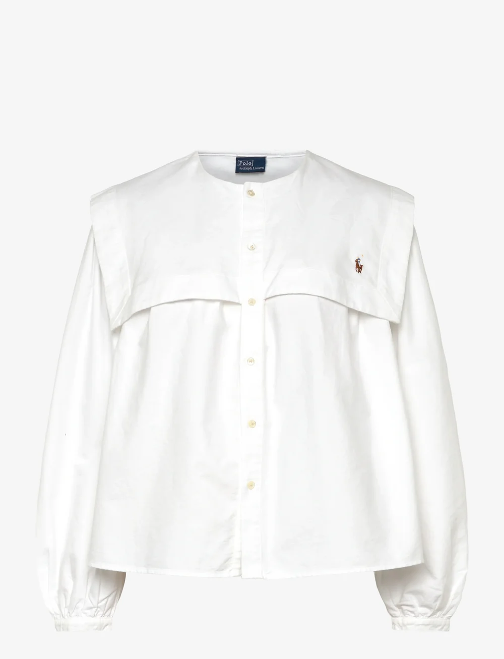 Polo Ralph Lauren - Bib Cotton Oxford Shirt - pikkade varrukatega pluusid - bsr white - 0