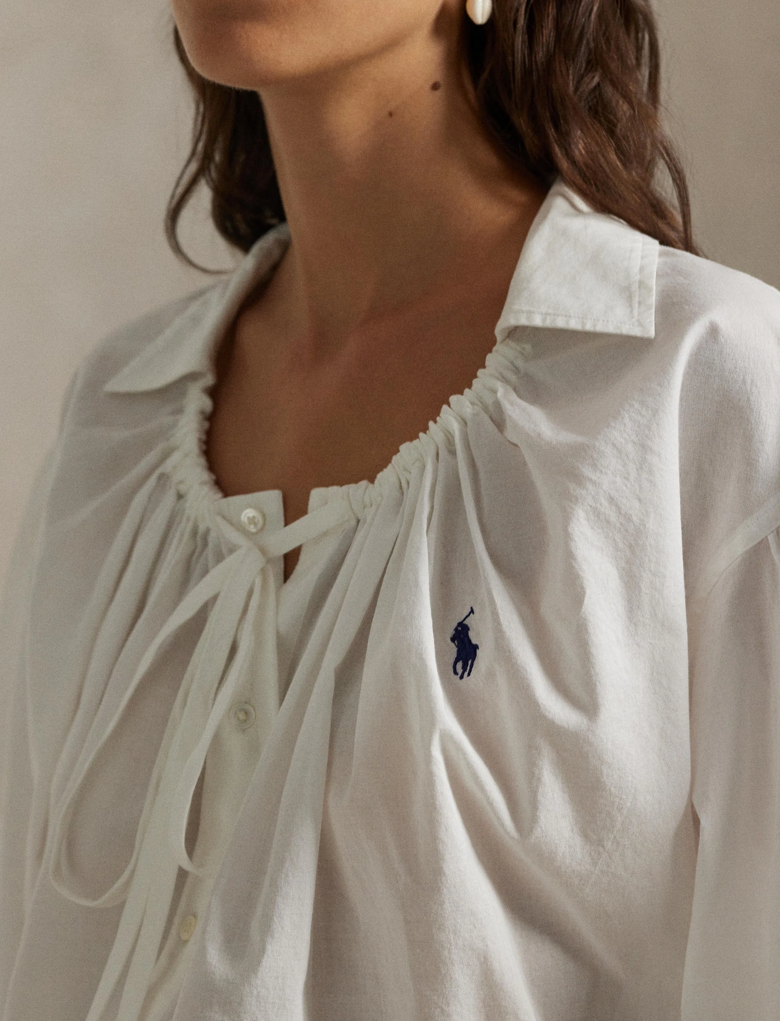 Polo Ralph Lauren - SOLID 60/1 CTN PW-WVN-SHIRT - white - 4
