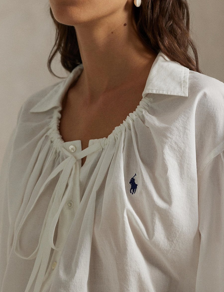 Polo Ralph Lauren - SOLID 60/1 CTN PW-WVN-SHIRT - white - 4