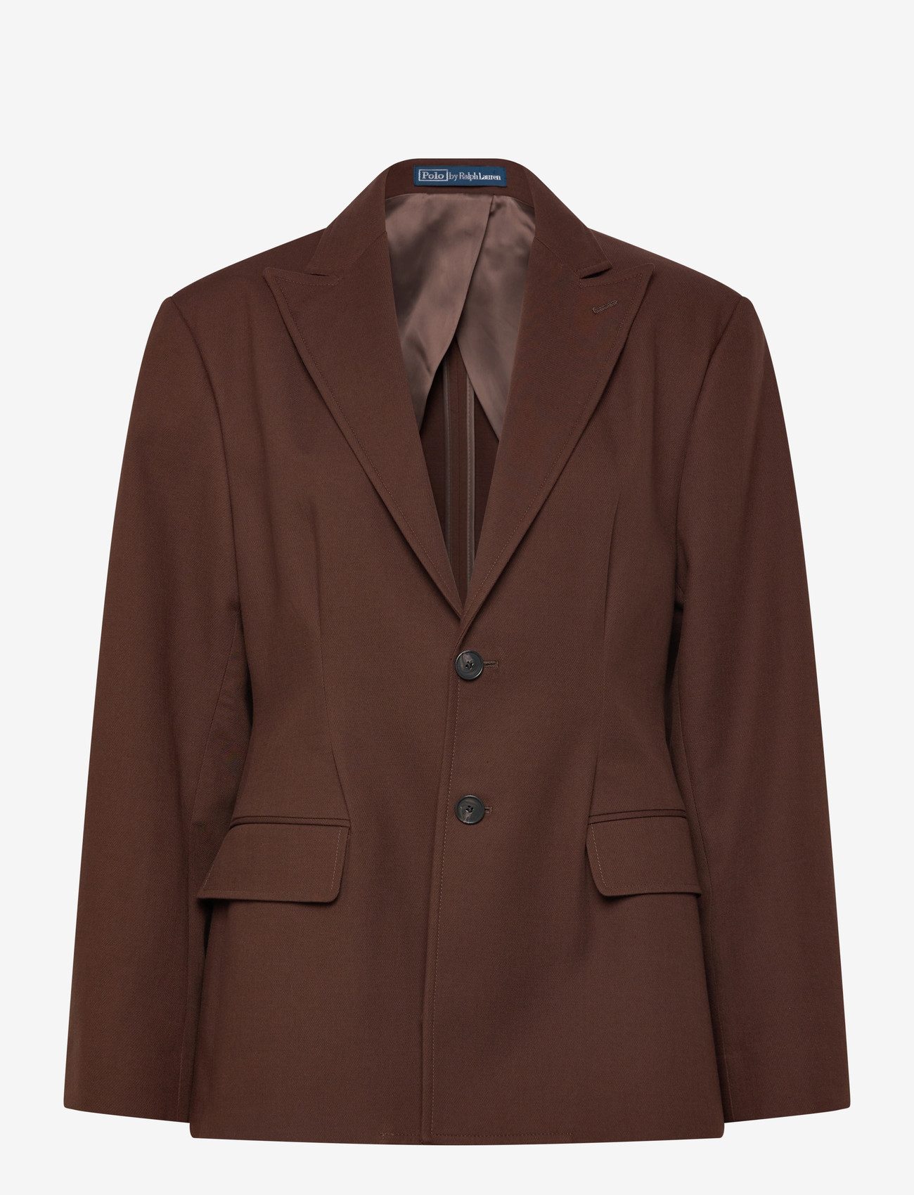 Polo Ralph Lauren - Single-Breasted Cotton-Wool Twill Blazer - dark beech - 0