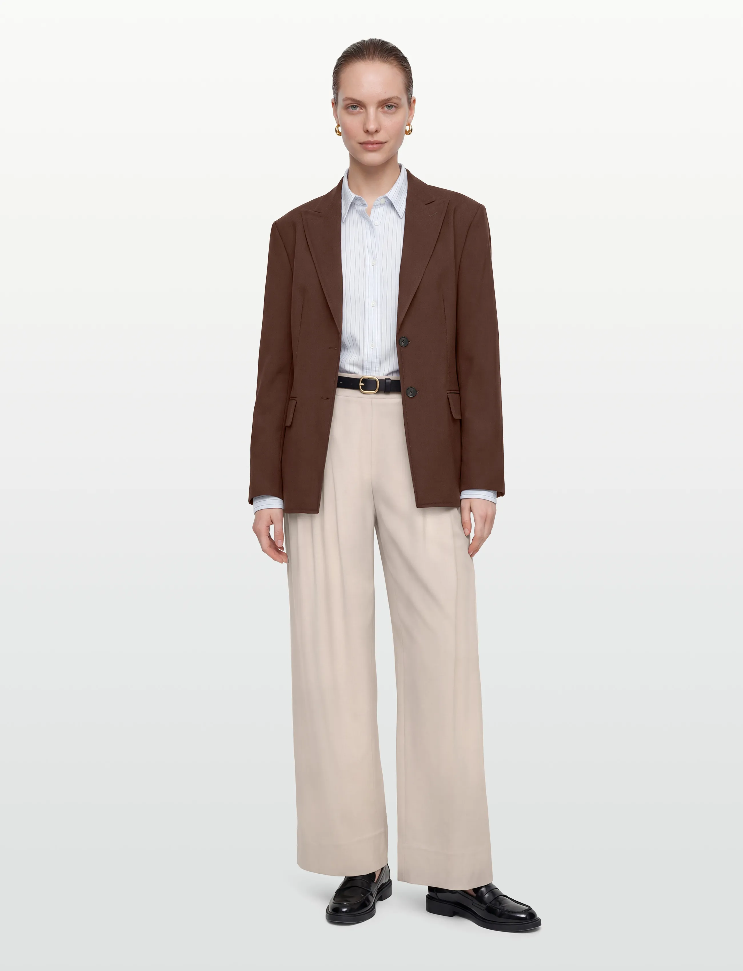 Polo Ralph Lauren Single-Breasted Cotton-Wool Twill Blazer - Ralph Lauren - DARK BEECH / brown