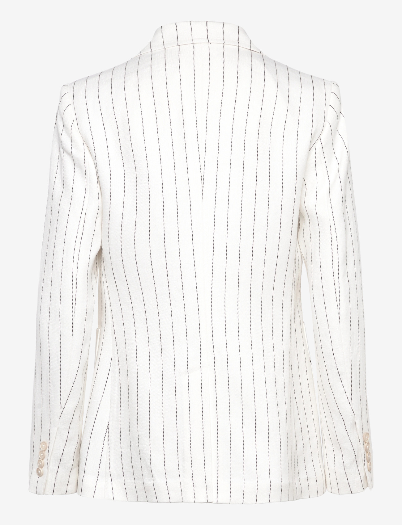 Polo Ralph Lauren - Striped Hemp Blazer - einreihige blazer - crm/brwn pinstrip - 1