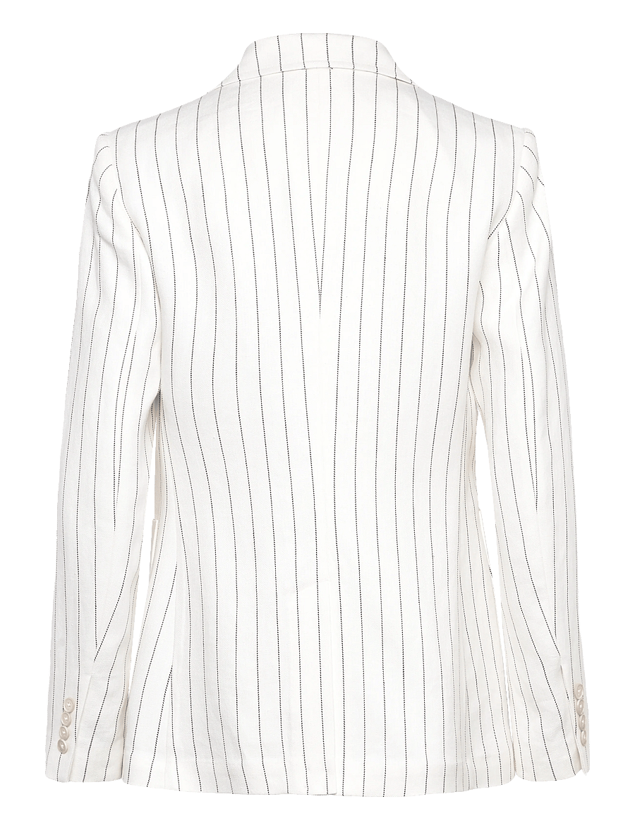 Polo Ralph Lauren - 16/2 YD HEMP PW-WVN-BLAZER/SPORT CO - crm/brwn pinstrip - 2