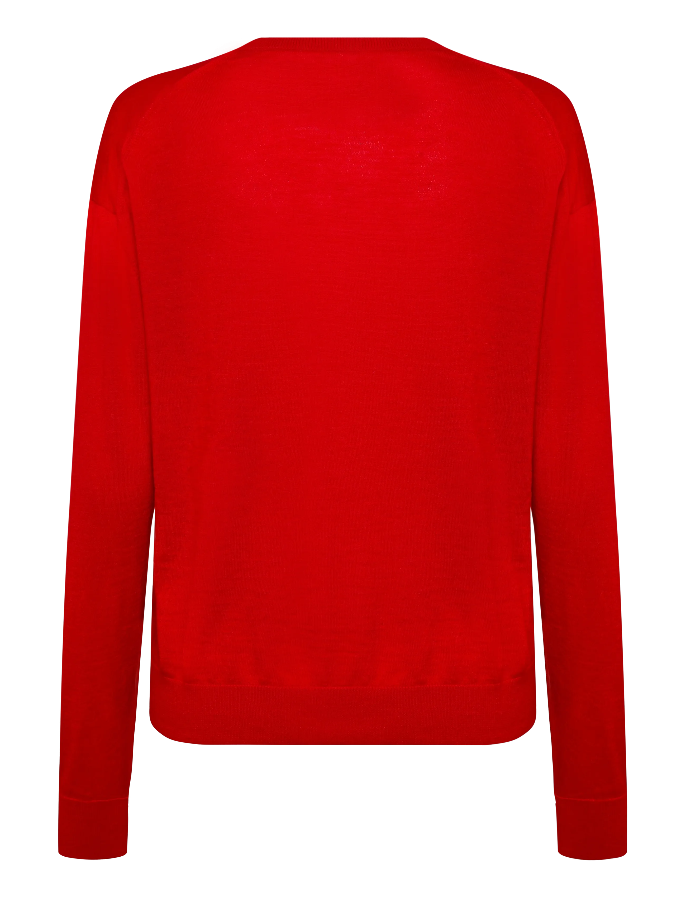 Polo Ralph Lauren - Wool V-Neck Sweater - flanders red heat - 2