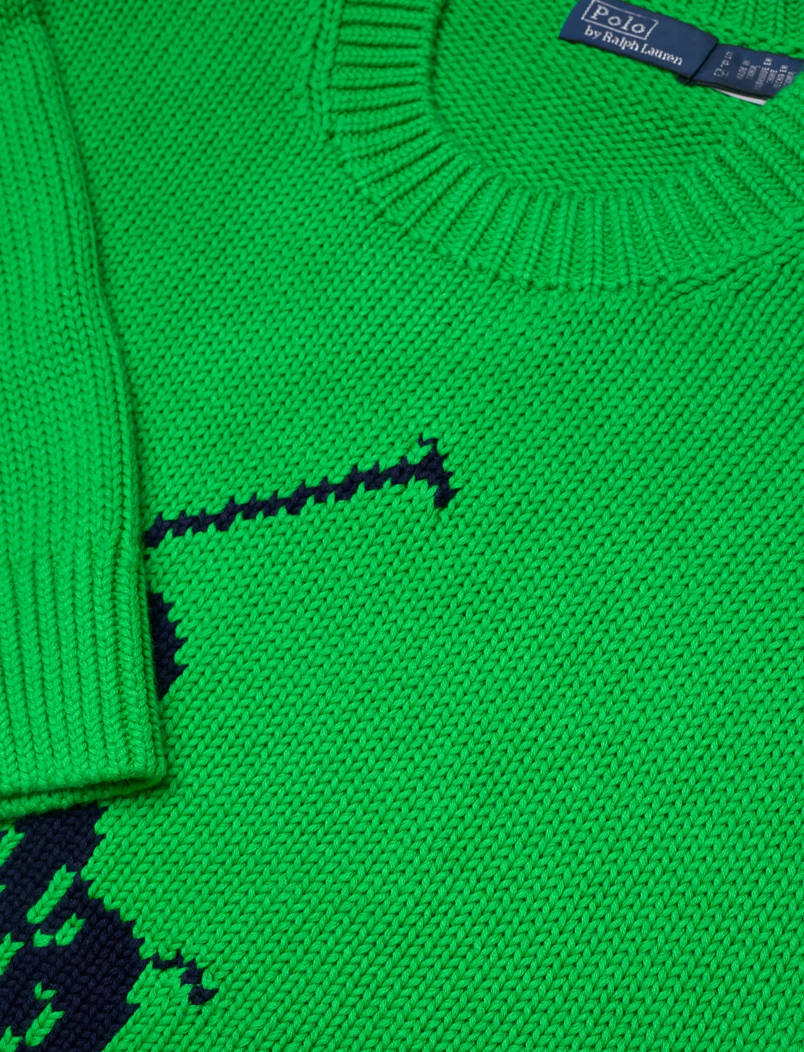 Polo Ralph Lauren - 21/2 COTTON-SWEATER-PULLOVER - striktrøjer - palm green - 2