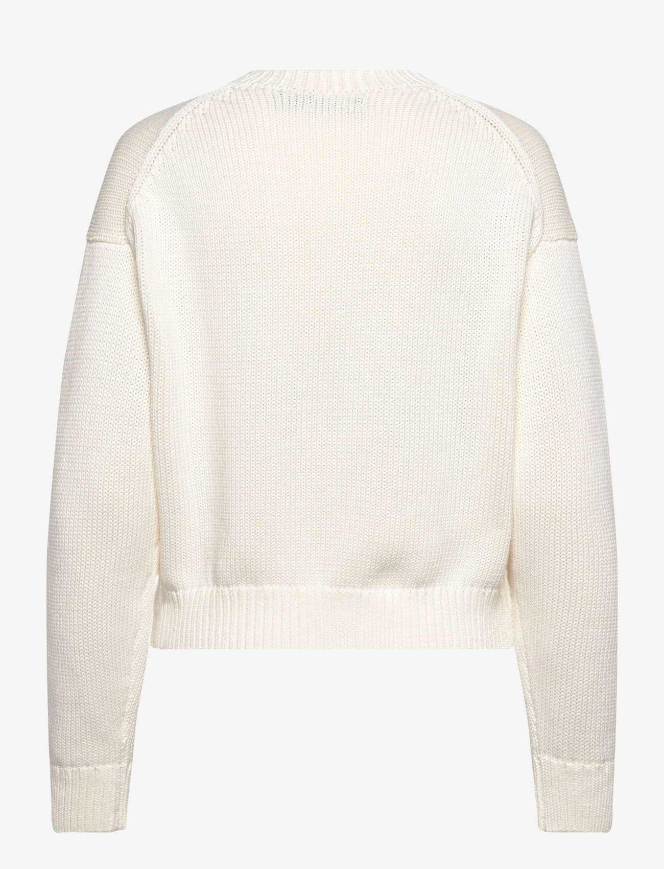 Polo Ralph Lauren - Big Pony Cotton Crewneck Sweater - tröjor - white - 1
