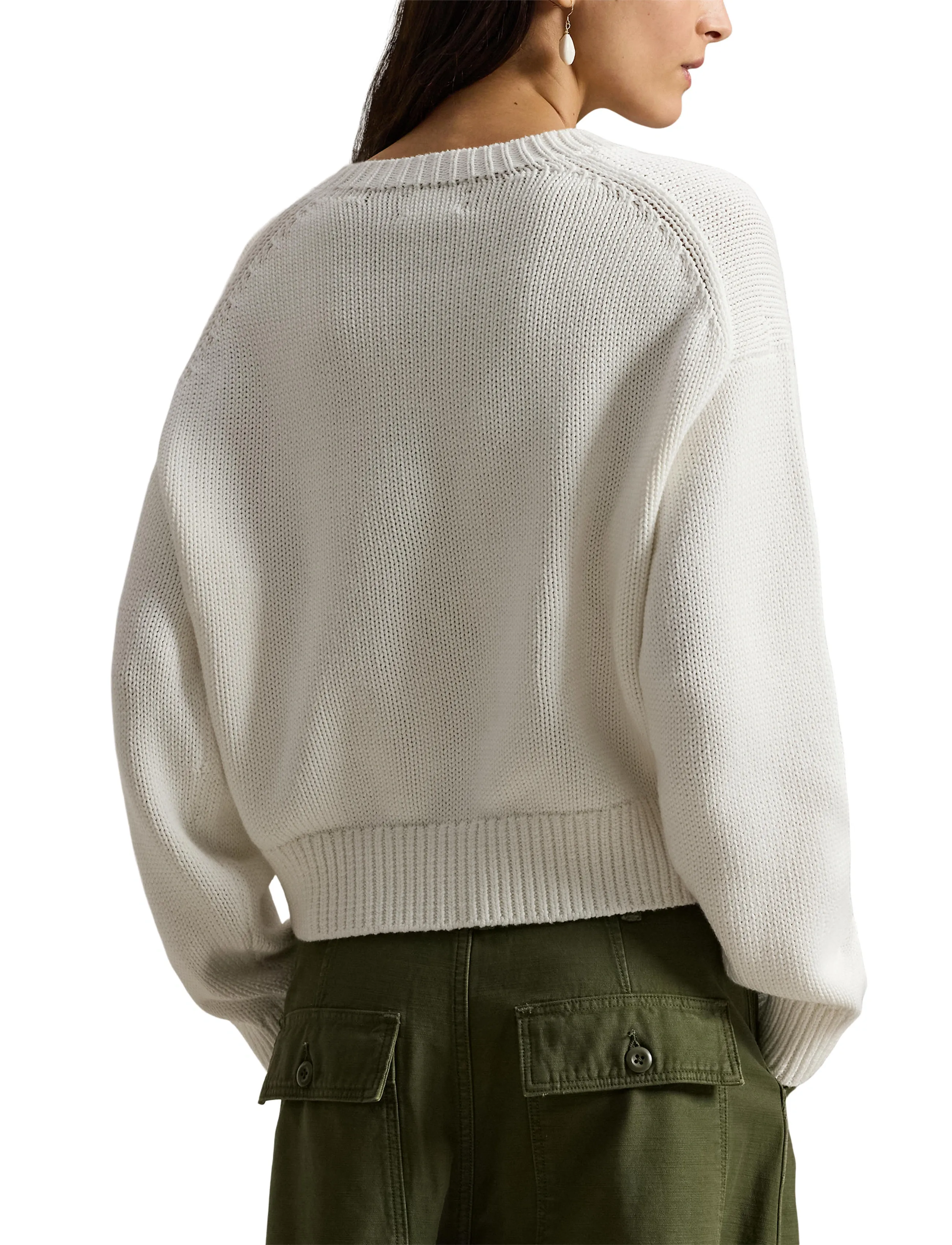 Polo Ralph Lauren - 21/2 COTTON-SWEATER-PULLOVER - white - 3